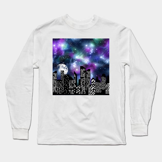 Trendy City Long Sleeve T-Shirt by Hastag Pos